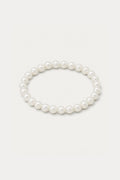 WHITE PEARL BEAD BRACELET