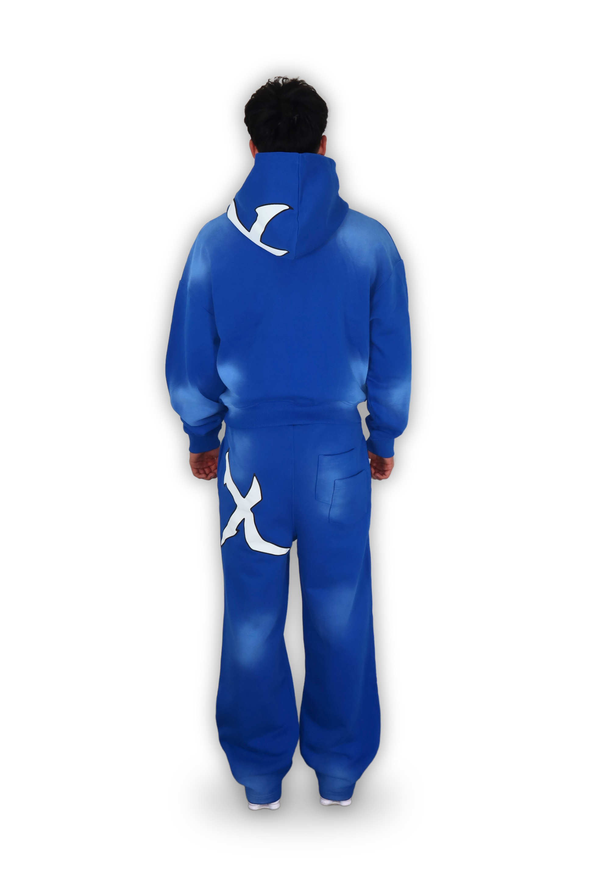 BLUE GRAFFITI HOODIE