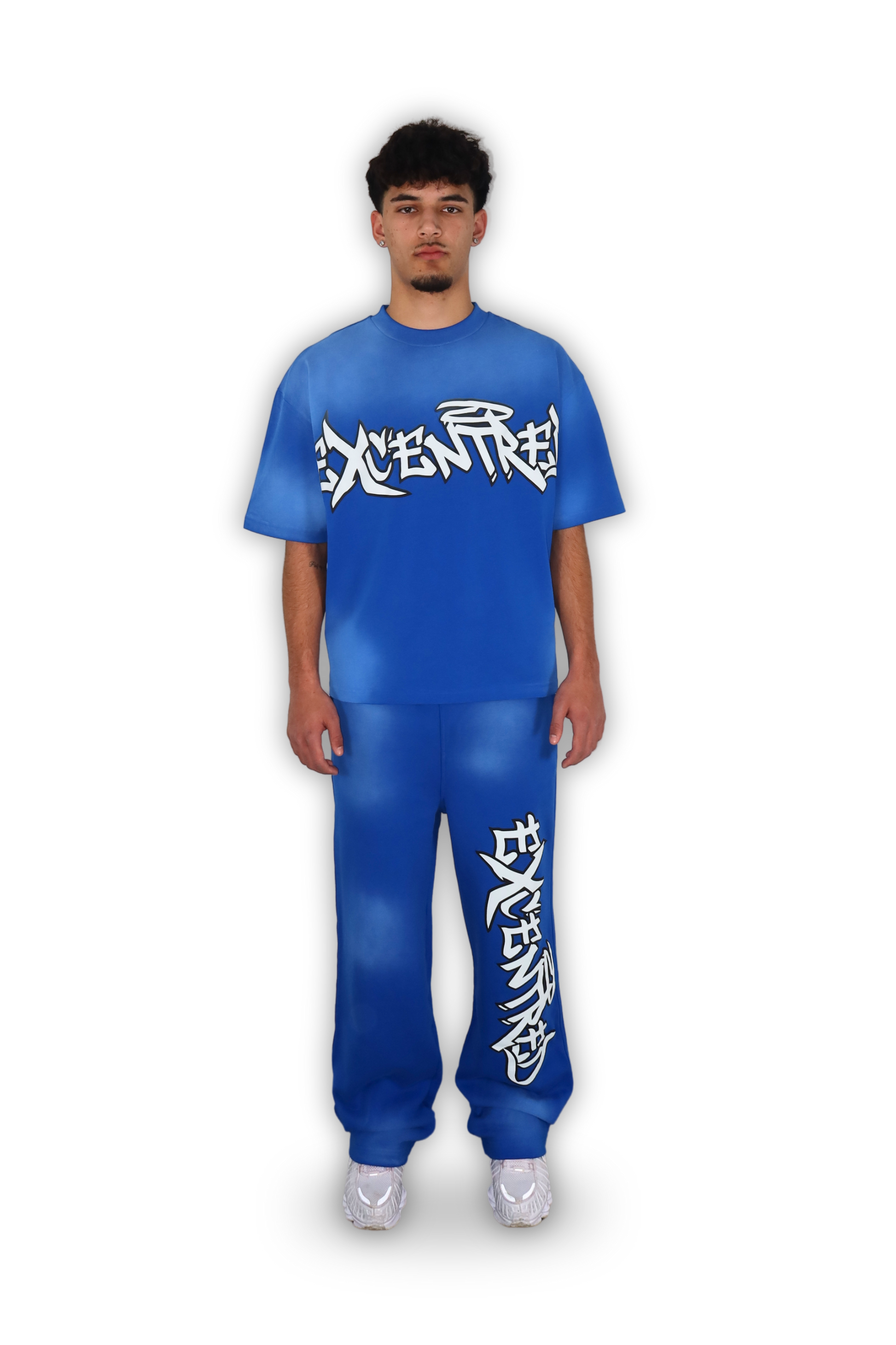 BLUE GRAFFITI TEE