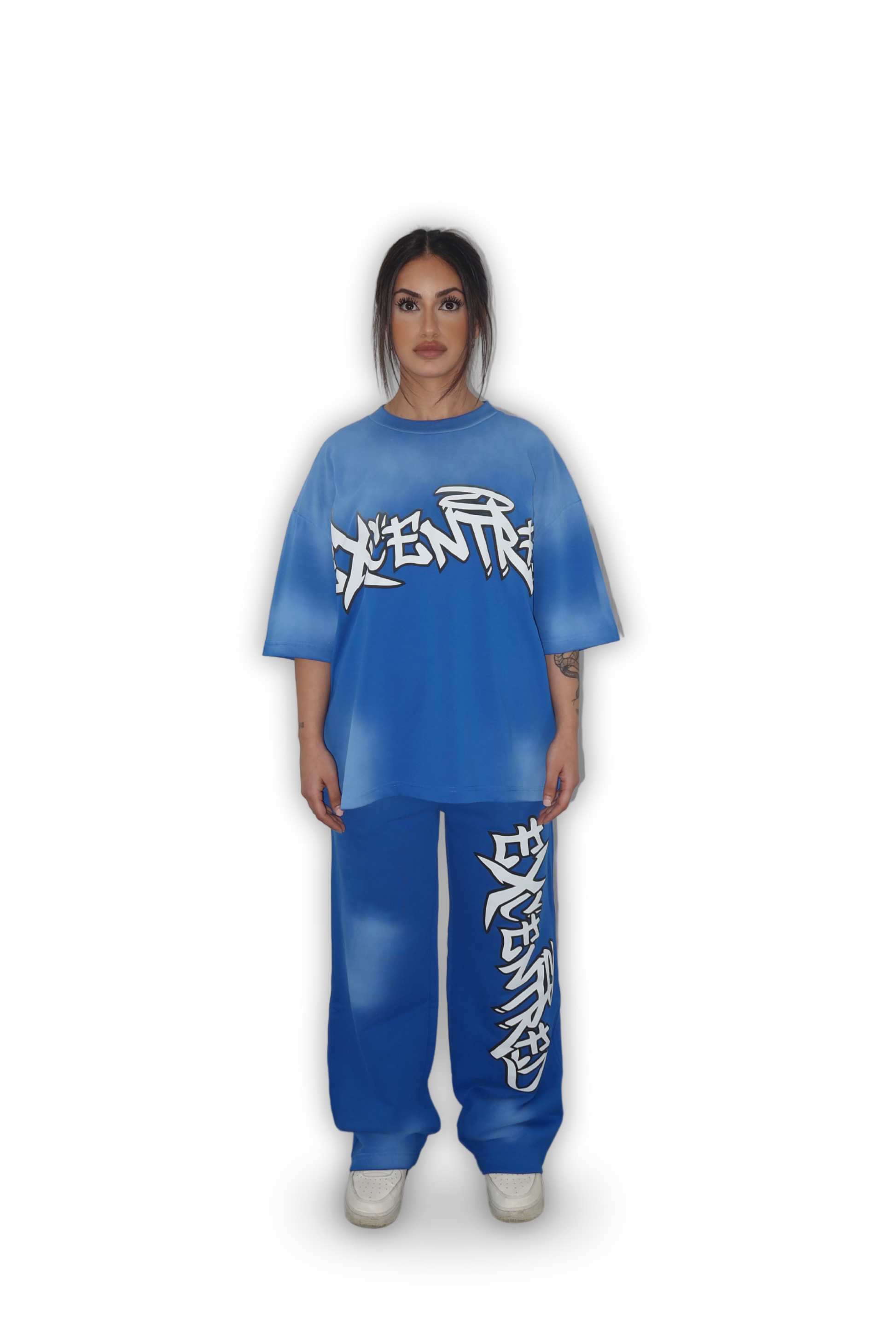 BLUE GRAFFITI TEE