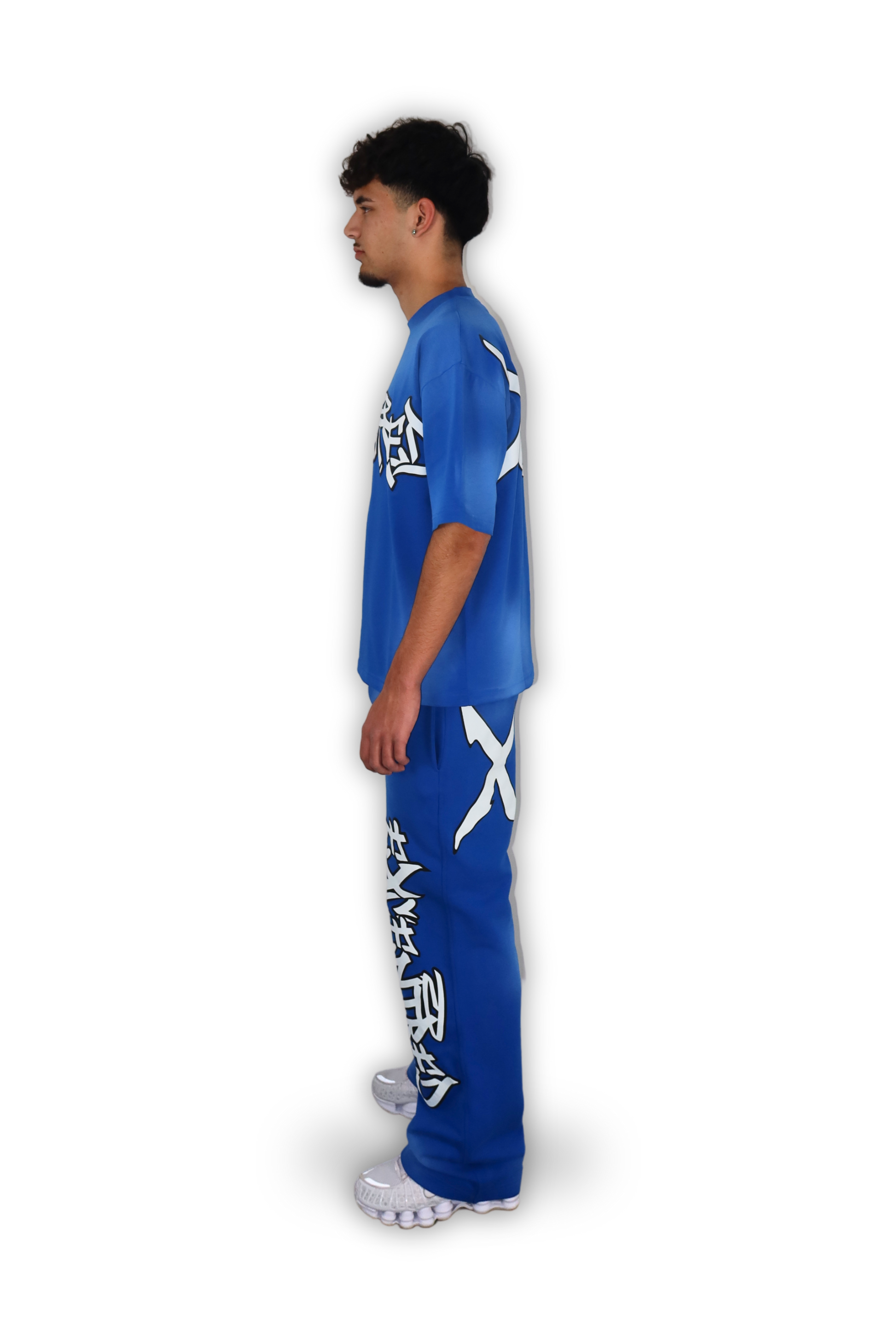 BLUE GRAFFITI TEE