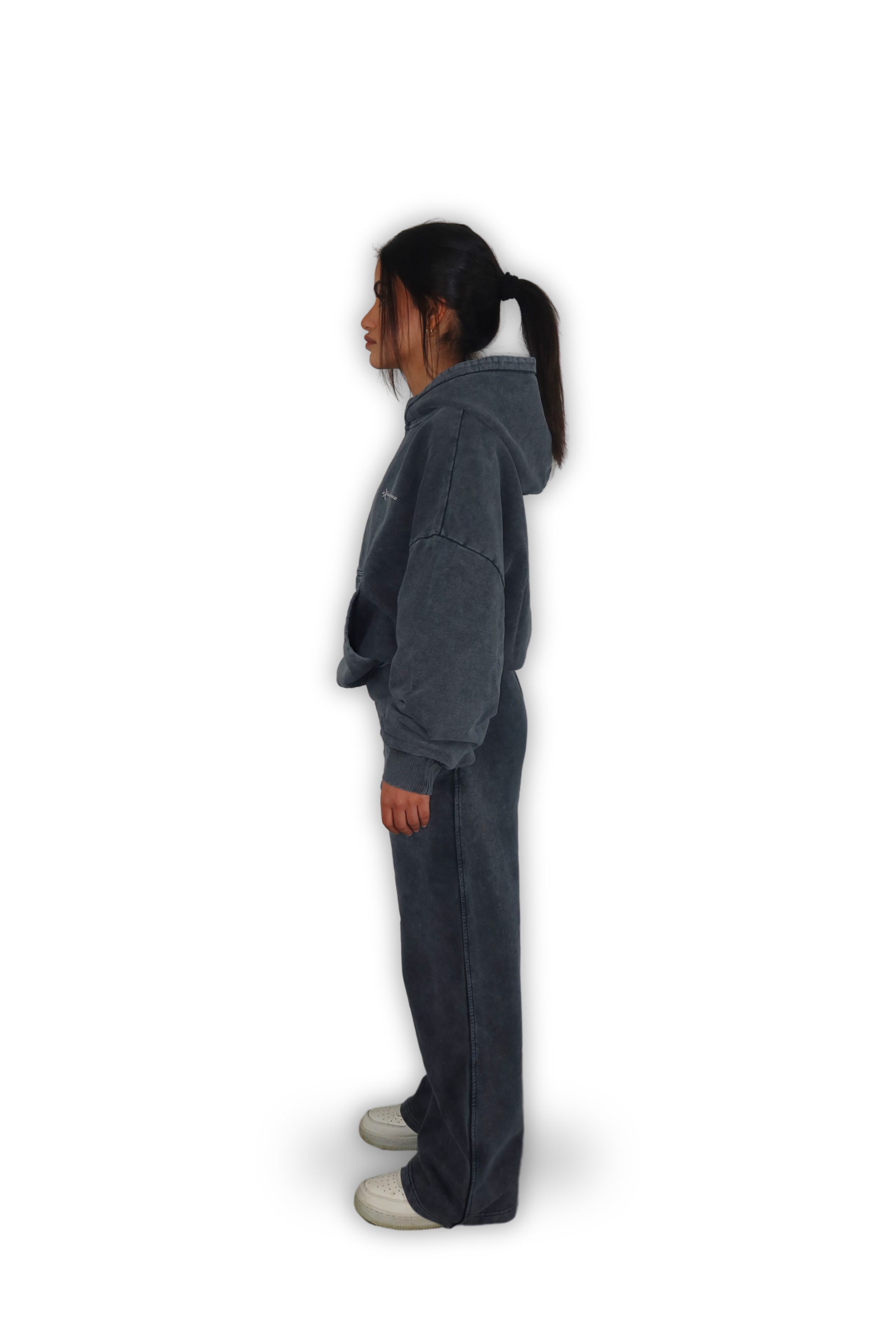 STONE GREY HOODIE