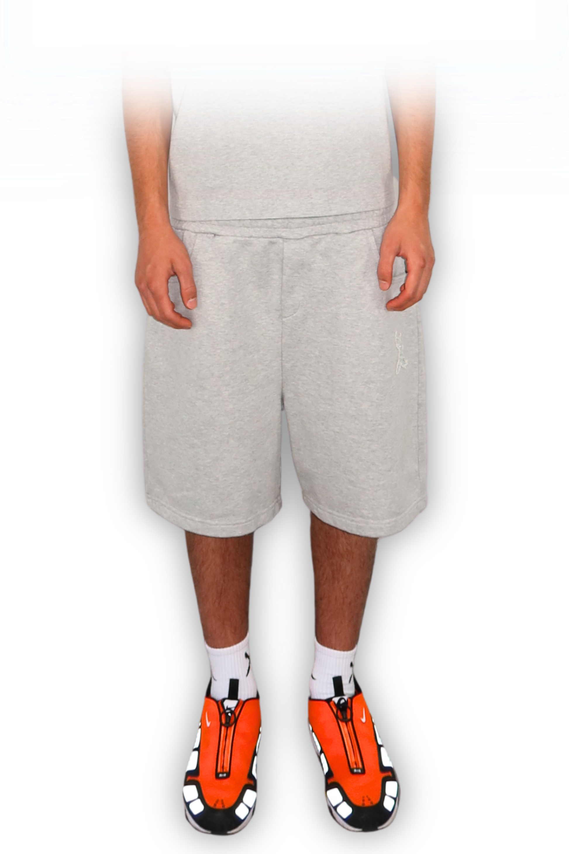 DISTRESSED SHORTS GREY