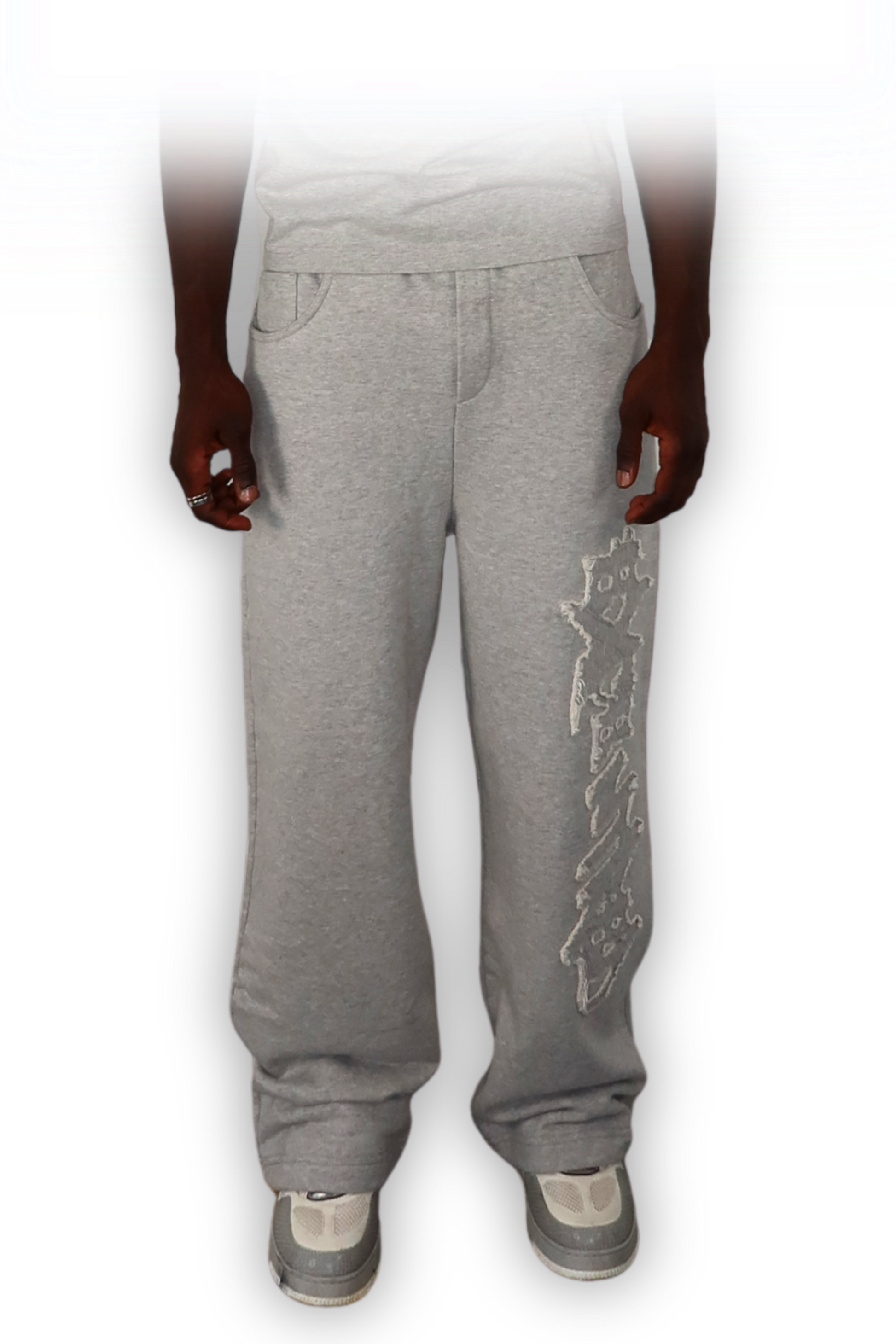 DISTRESSED JOGGER GREY