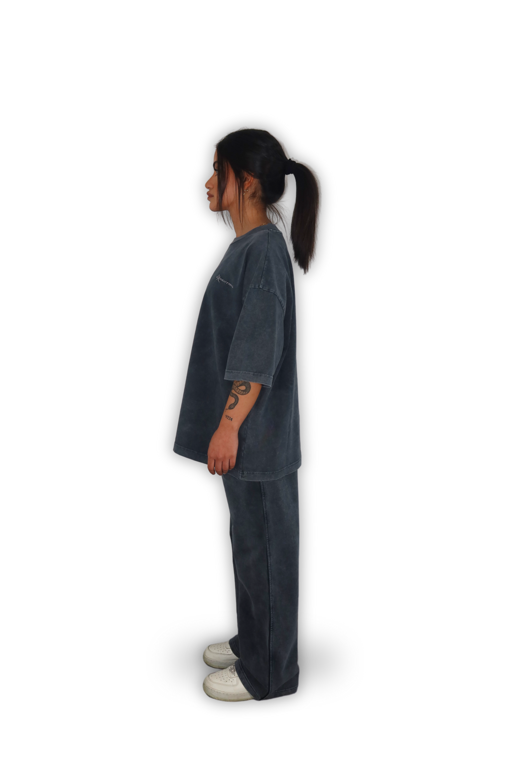 STONE GREY TEE