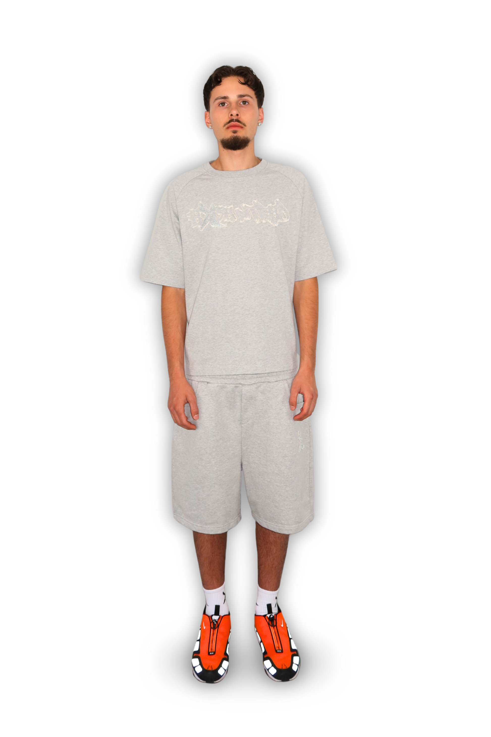 DISTRESSED SHORTS GREY