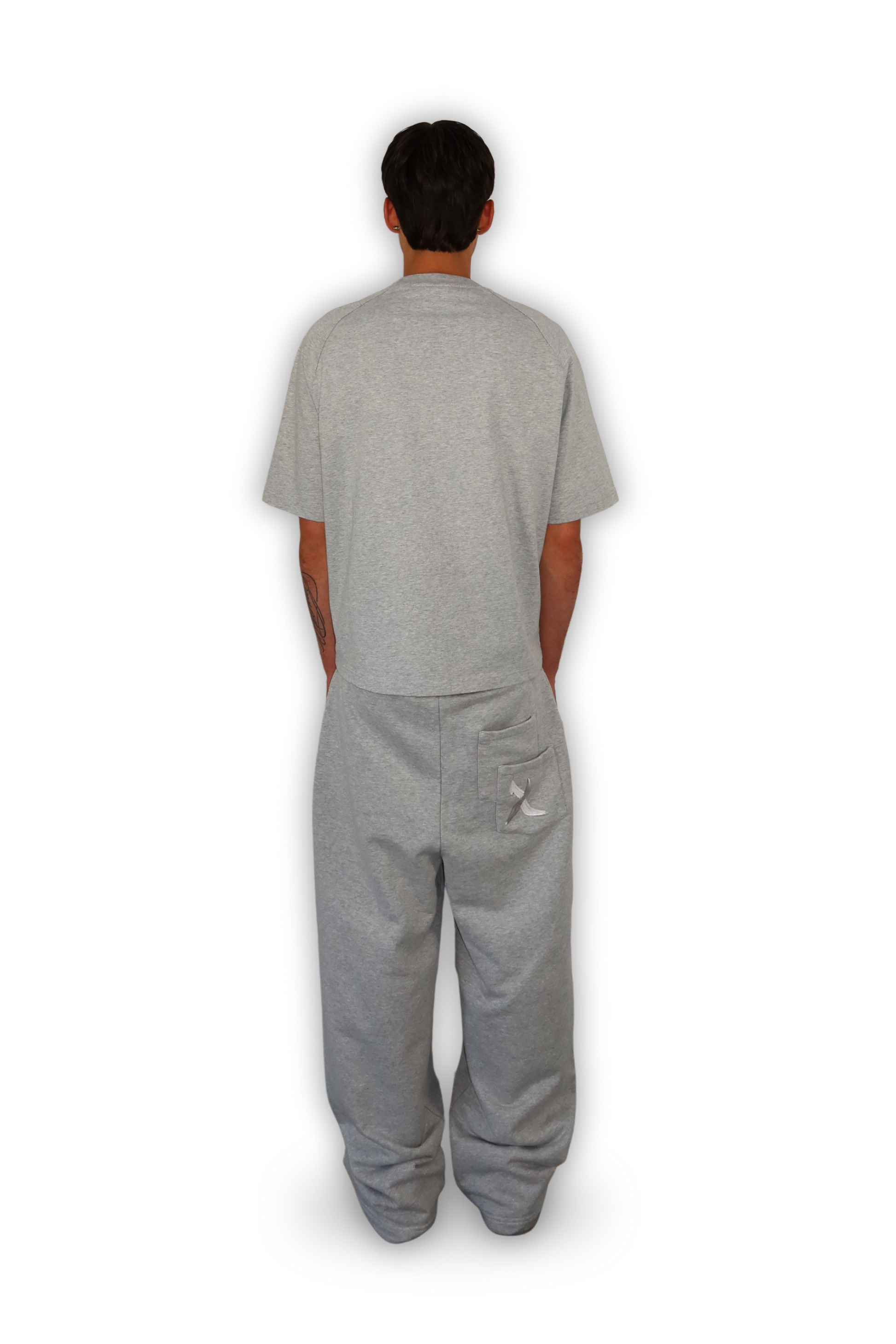 DISTRESSED T-SHIRT GREY