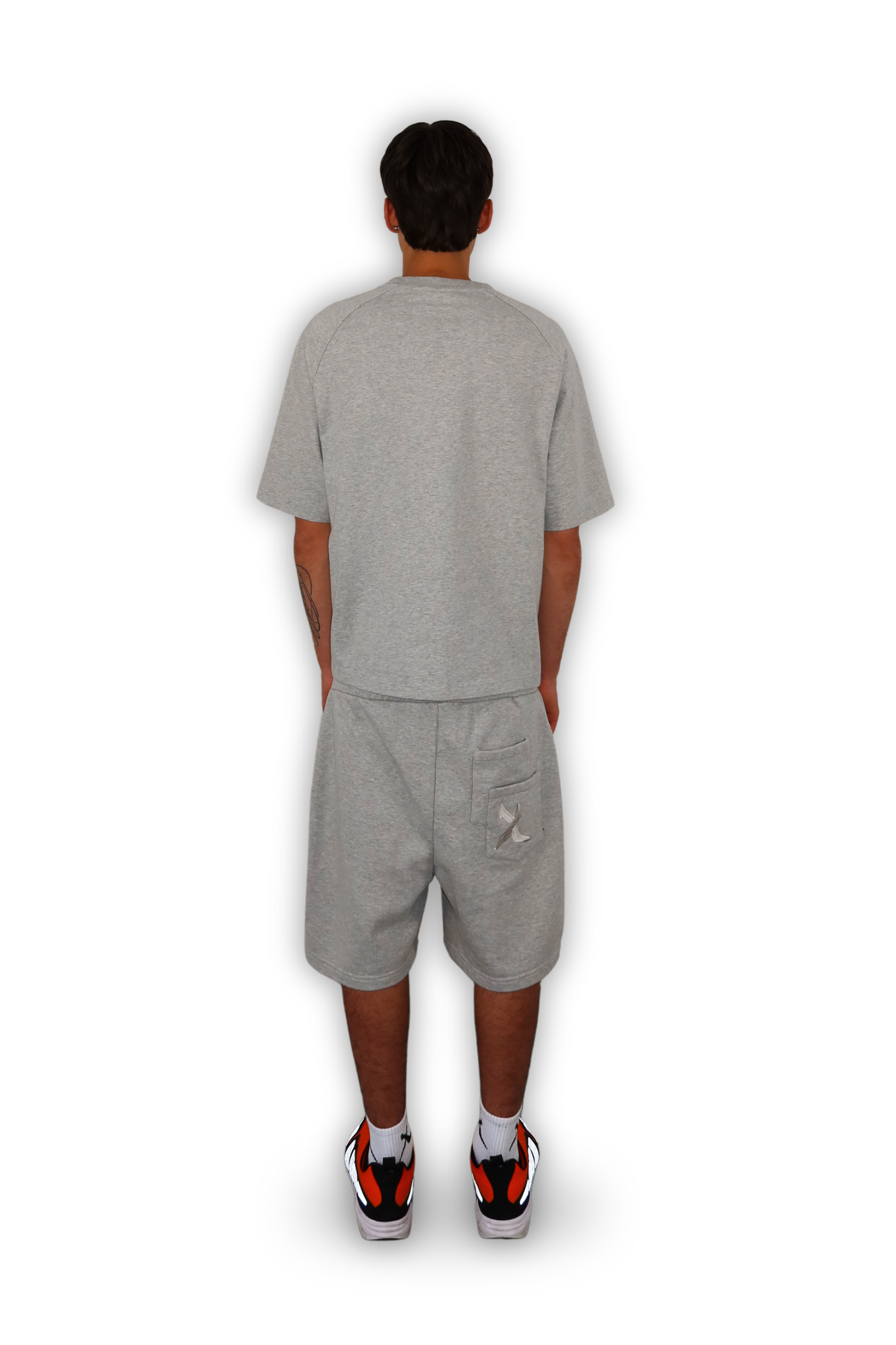 DISTRESSED SHORTS GREY