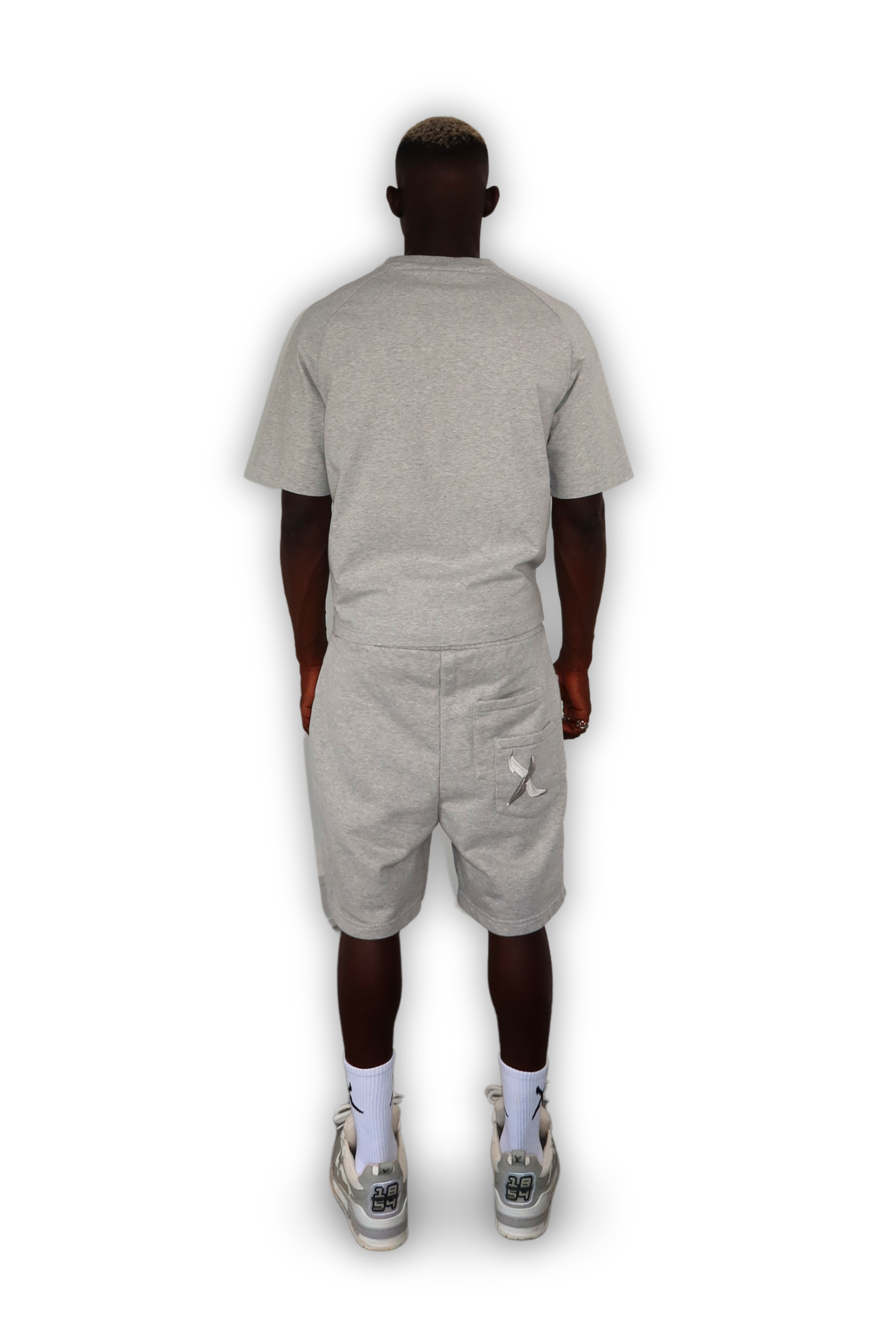DISTRESSED SHORTS GREY