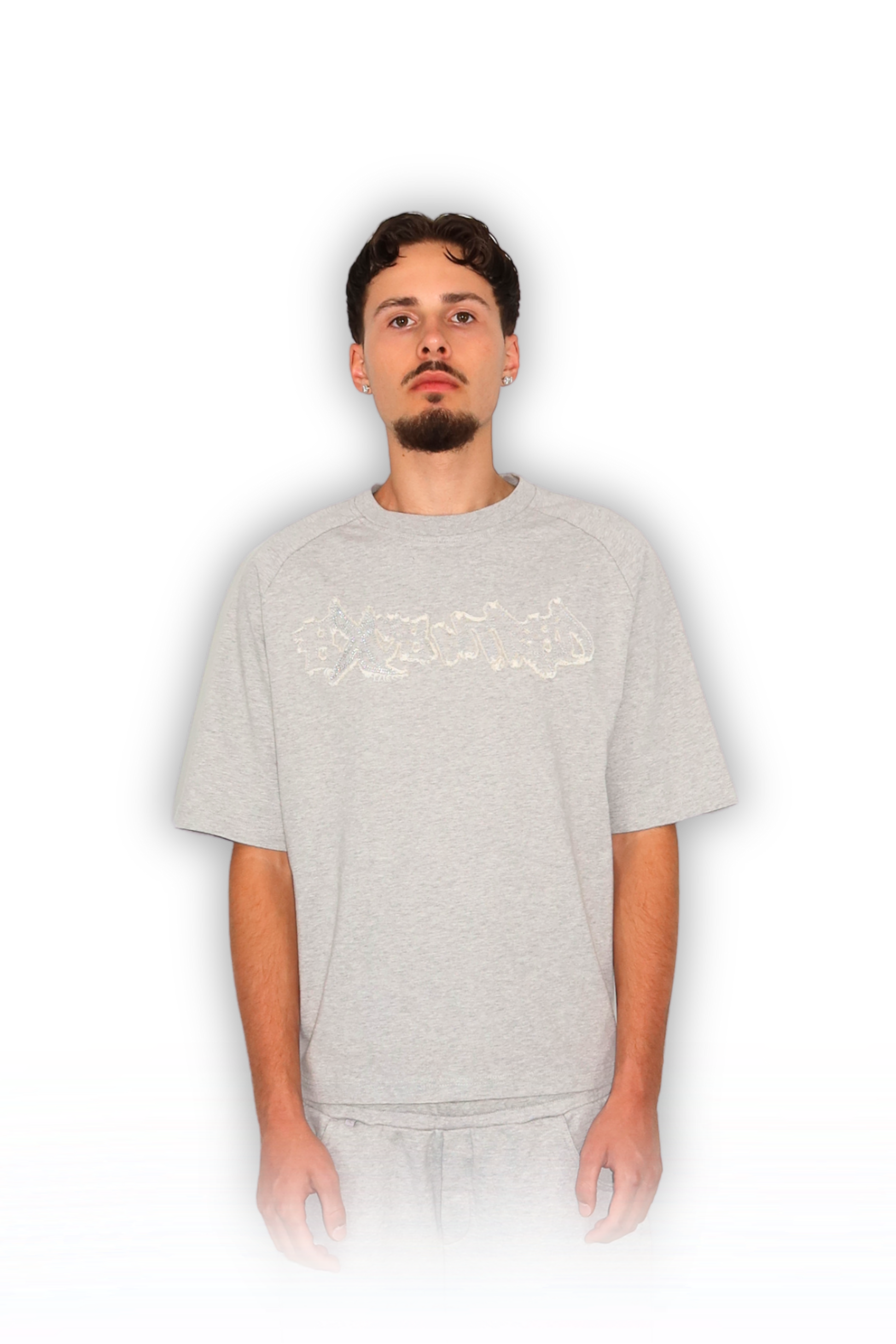 DISTRESSED T-SHIRT GREY