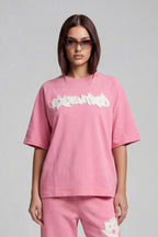 DISTRESSED T-SHIRT SAKURA PINK