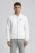 SKRIPT BOMBER JACKET WHITE