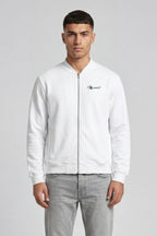 SKRIPT BOMBER JACKET WHITE