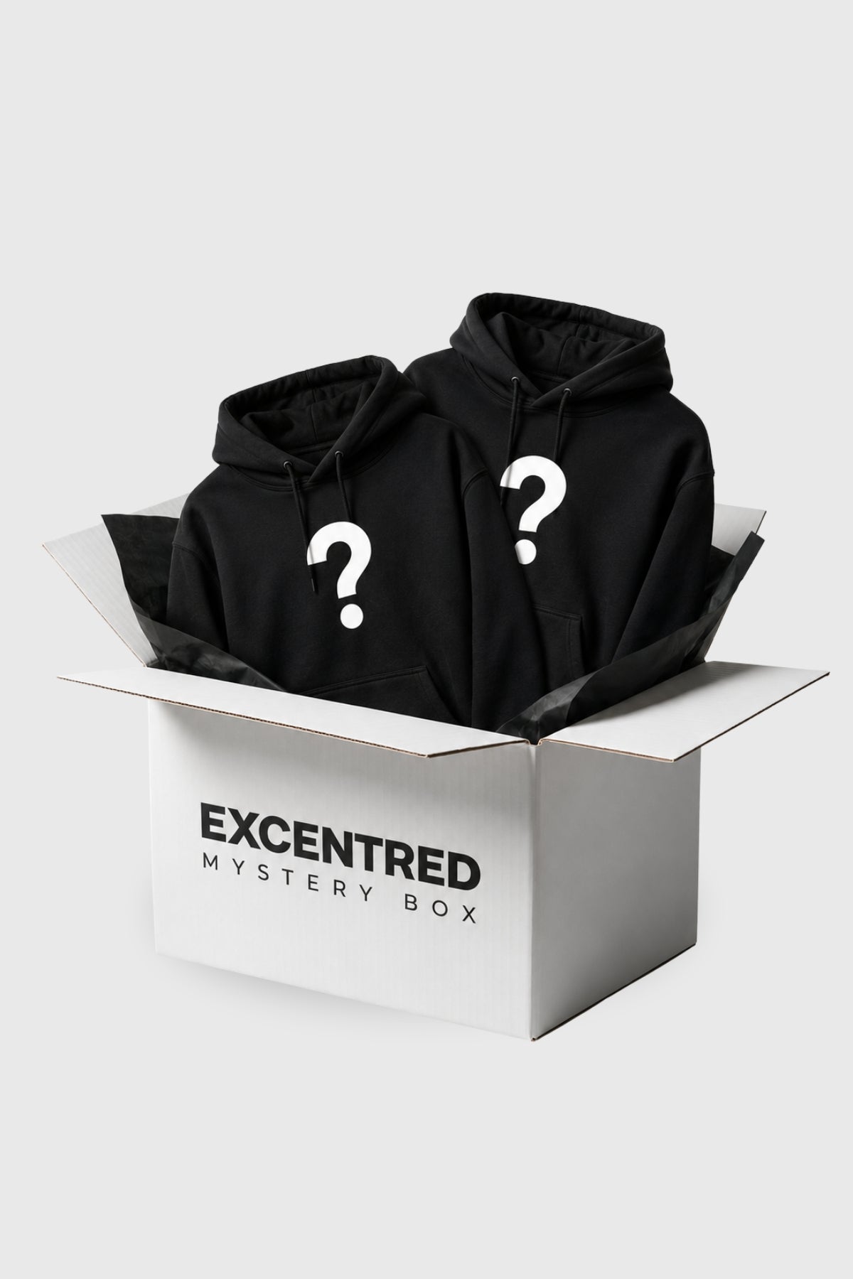 MYSTERY BOX — 2 HOODIES – Überraschungsbox mit 2 Hoodies von EXCENTRED