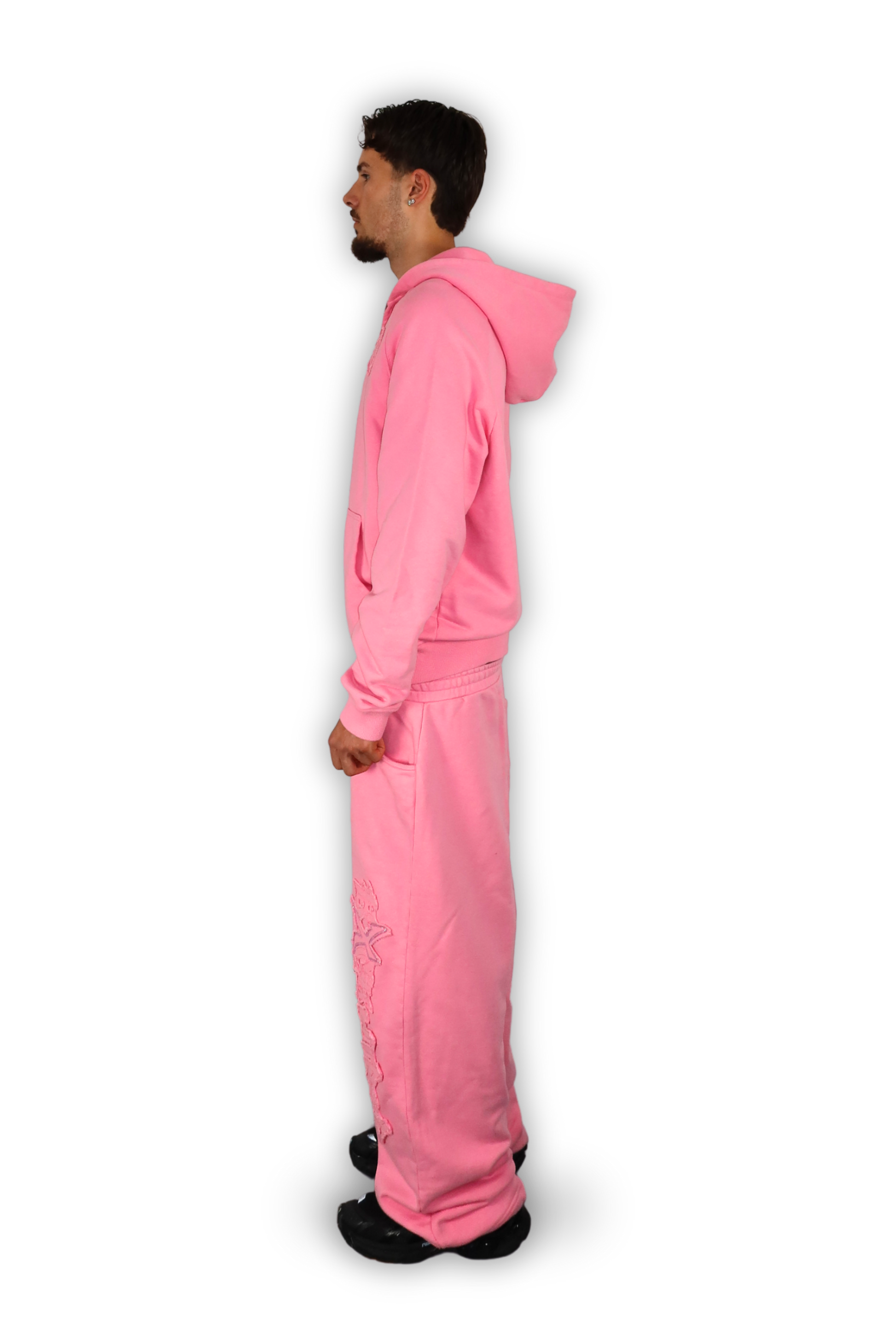 DISTRESSED JOGGER PINK