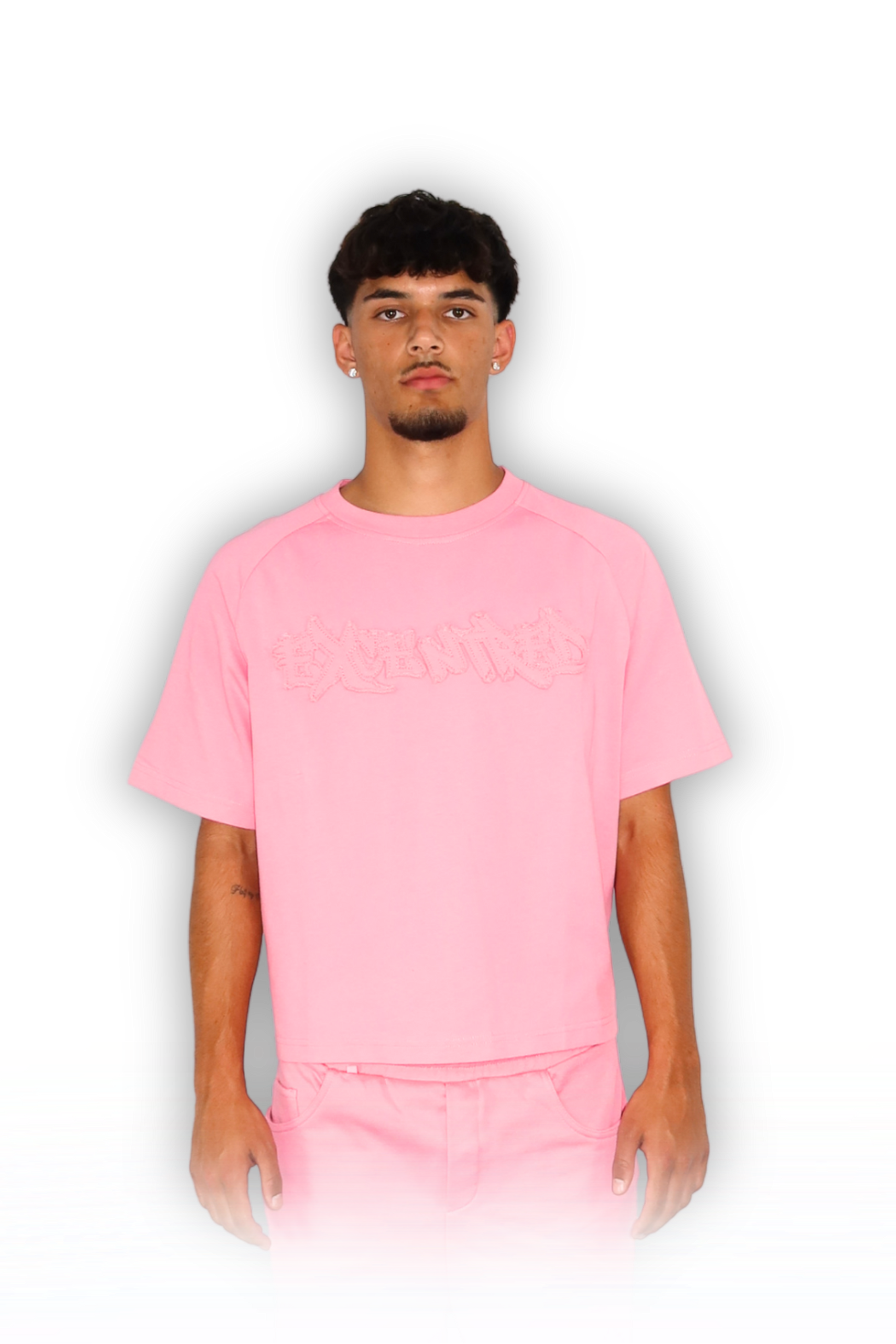 DISTRESSED T-SHIRT PINK