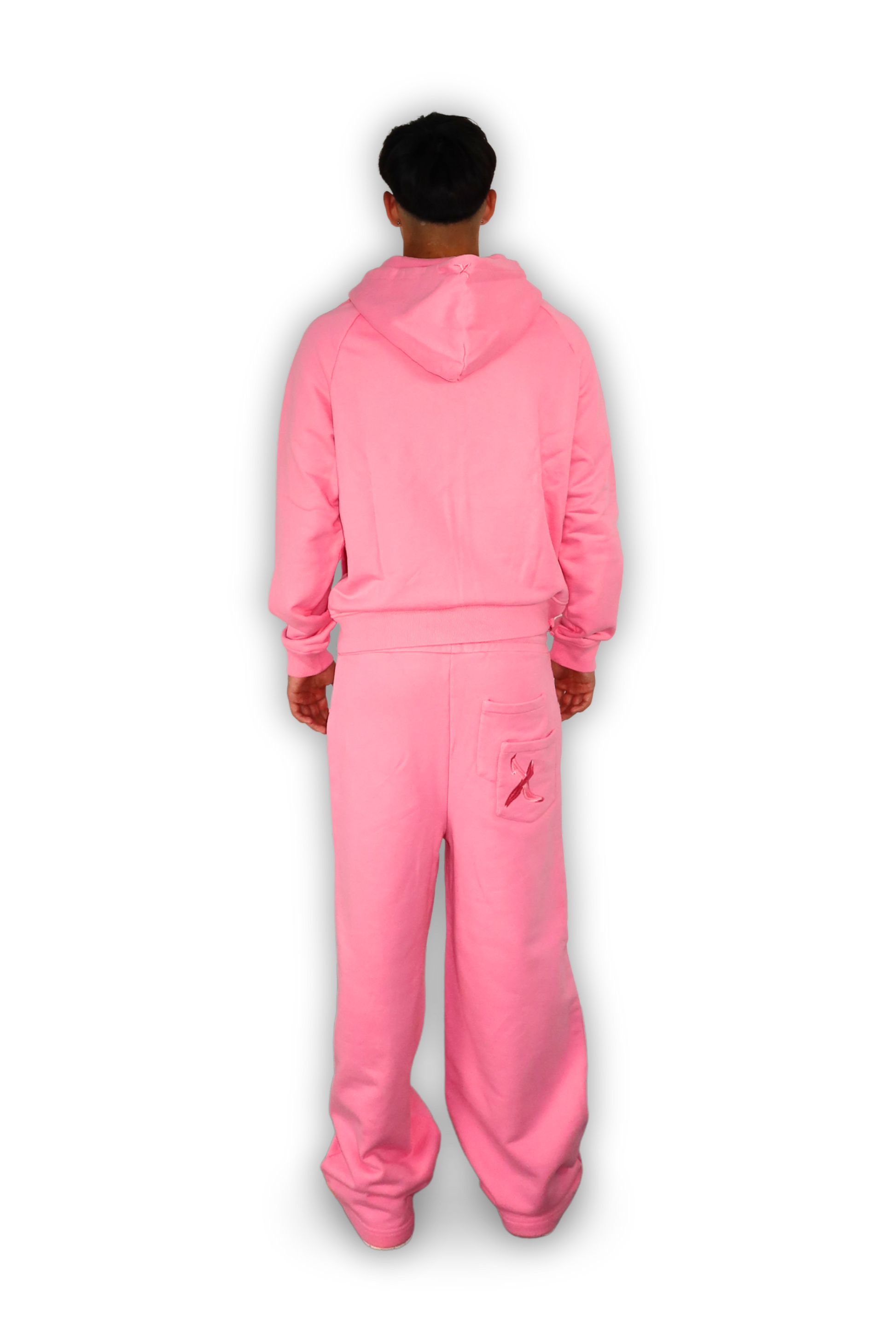 DISTRESSED JOGGER PINK