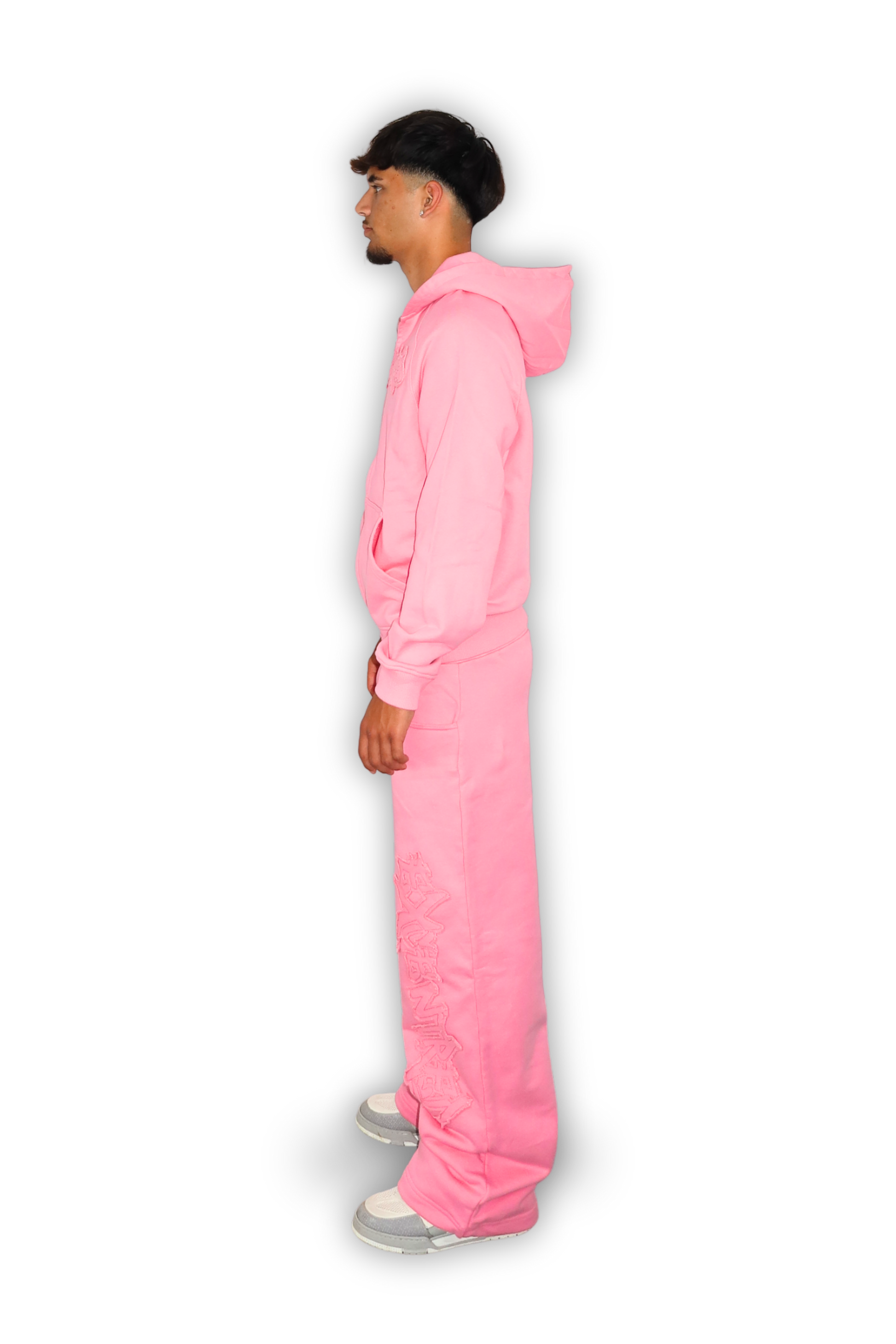 DISTRESSED JOGGER PINK