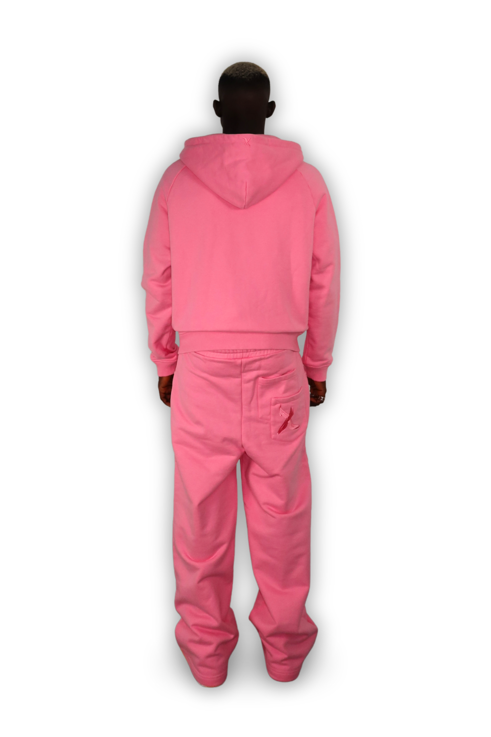 DISTRESSED JOGGER PINK