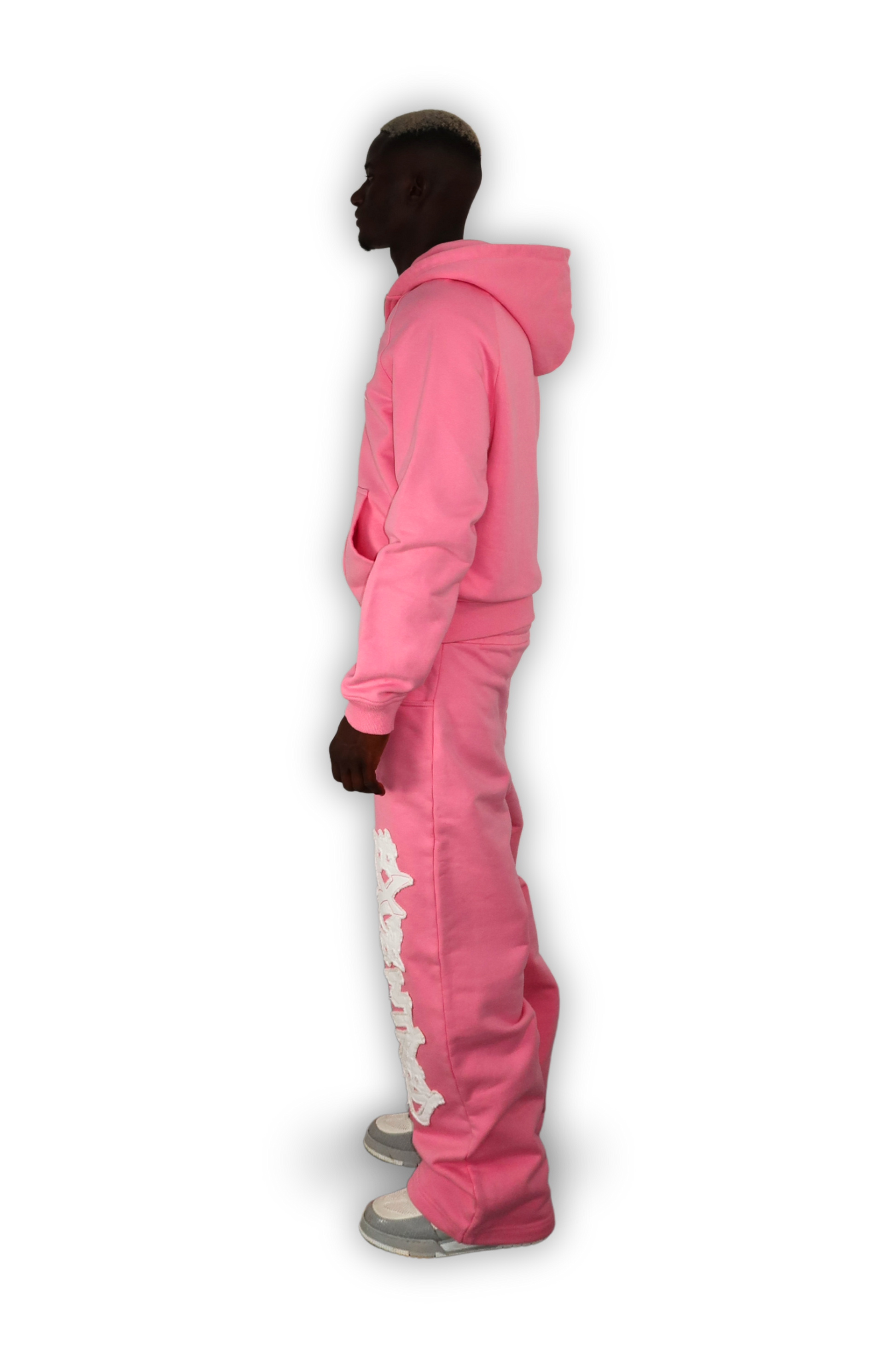 DISTRESSED JOGGER PINK