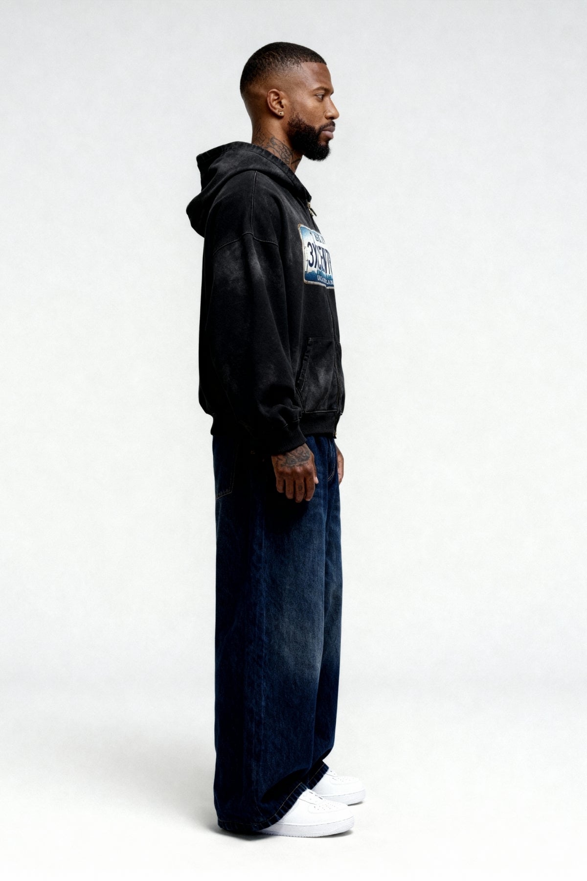 WASHED BERLIN ZIP HOODIE