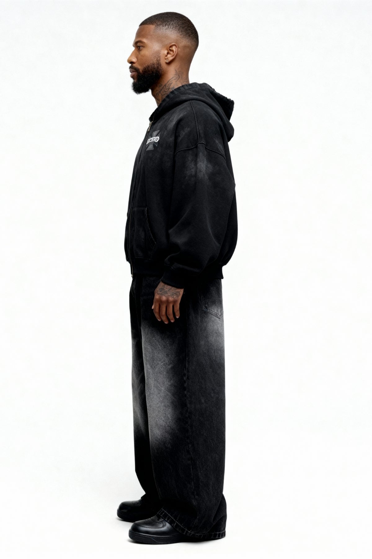 IRON CREST ZIP HOODIE