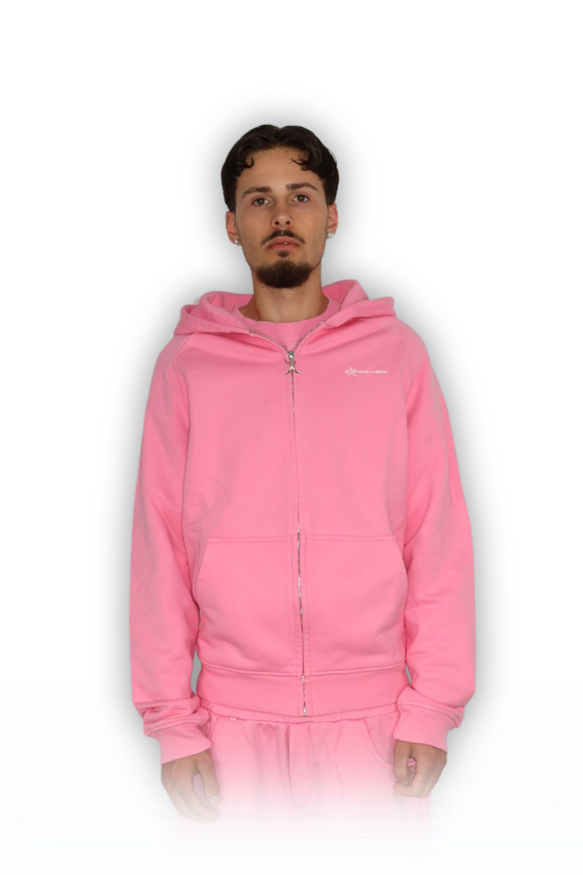 ZIP HOODIE PINK