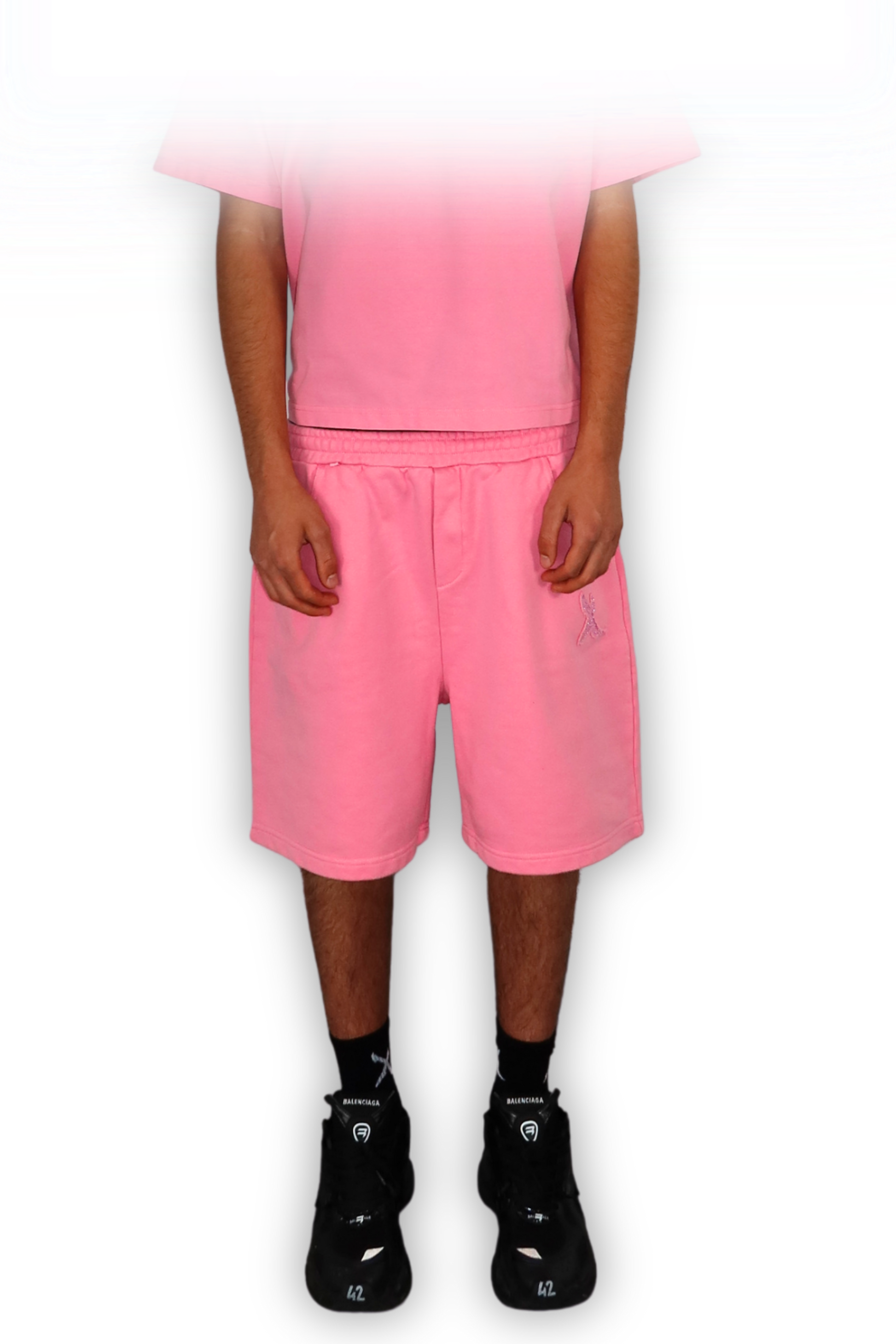 DISTRESSED SHORTS PINK