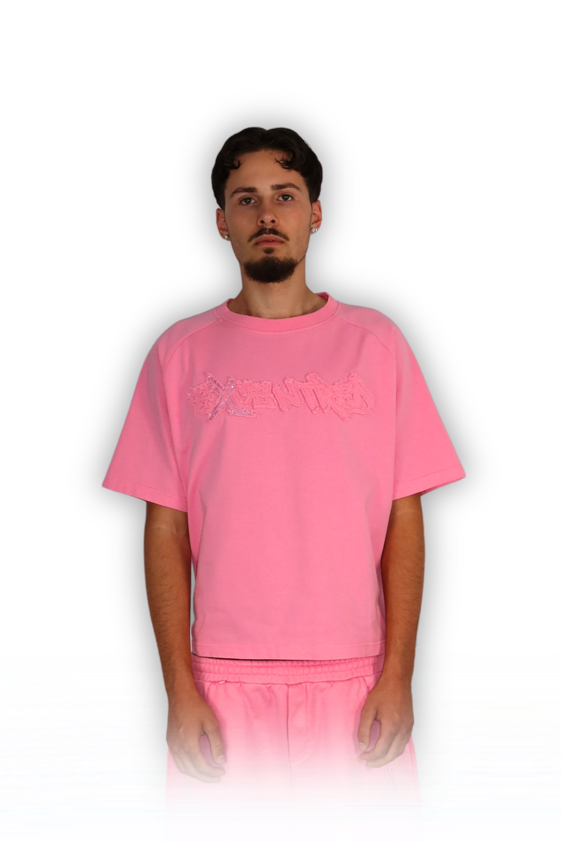 DISTRESSED T-SHIRT PINK