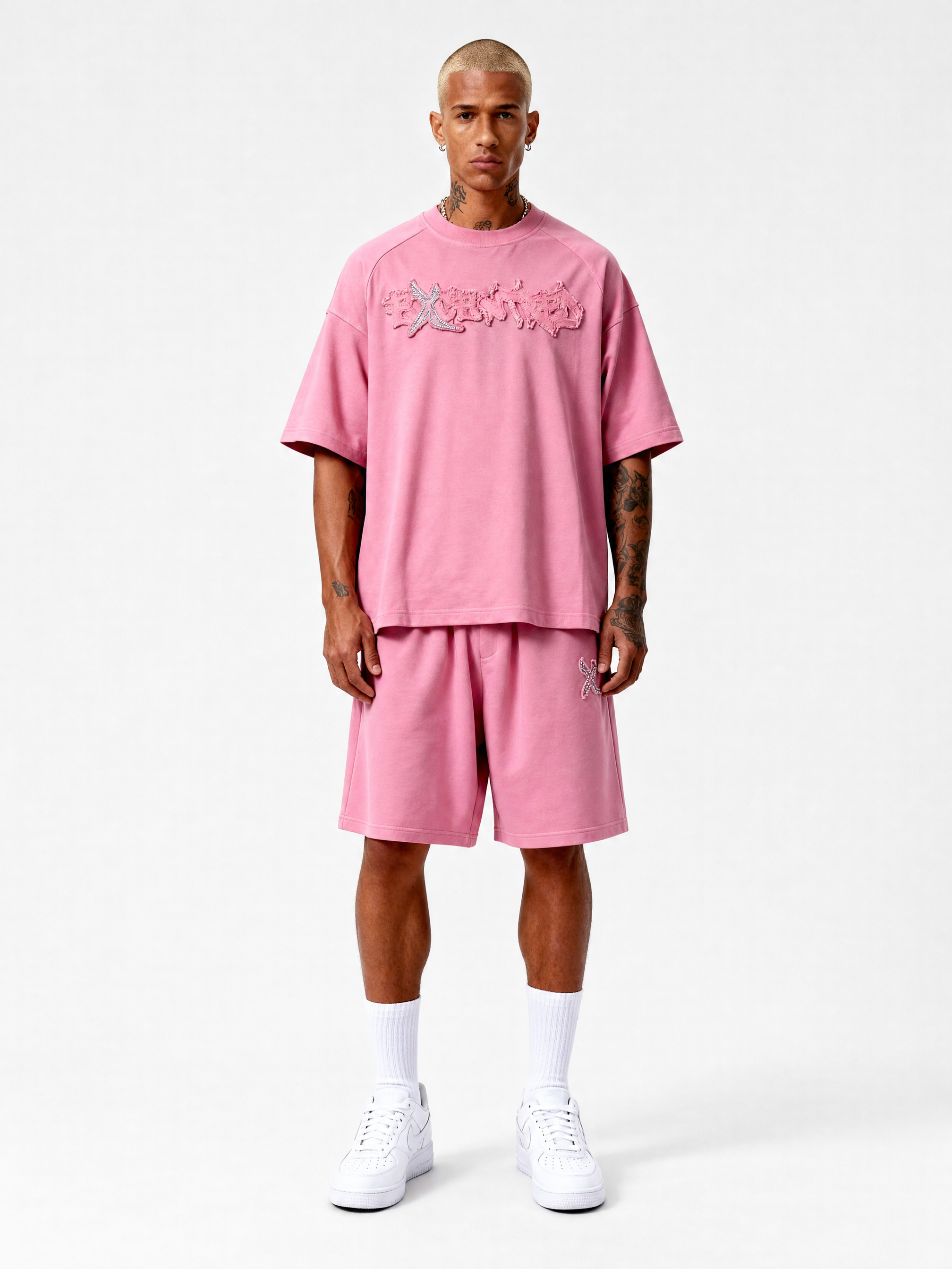 DISTRESSED SUMMER SET SAKURA PINK