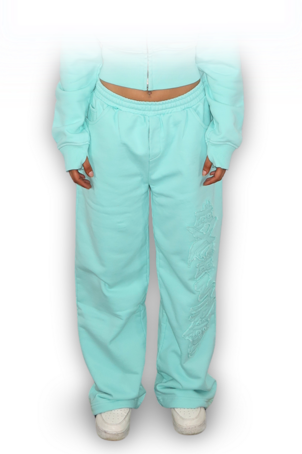 DISTRESSED WMNS JOGGER CRYSTAL TIFFANY
