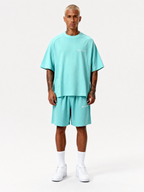 BASIC SUMMER SET CRYSTAL TIFFANY – Set aus T-Shirt und Shorts von EXCENTRED